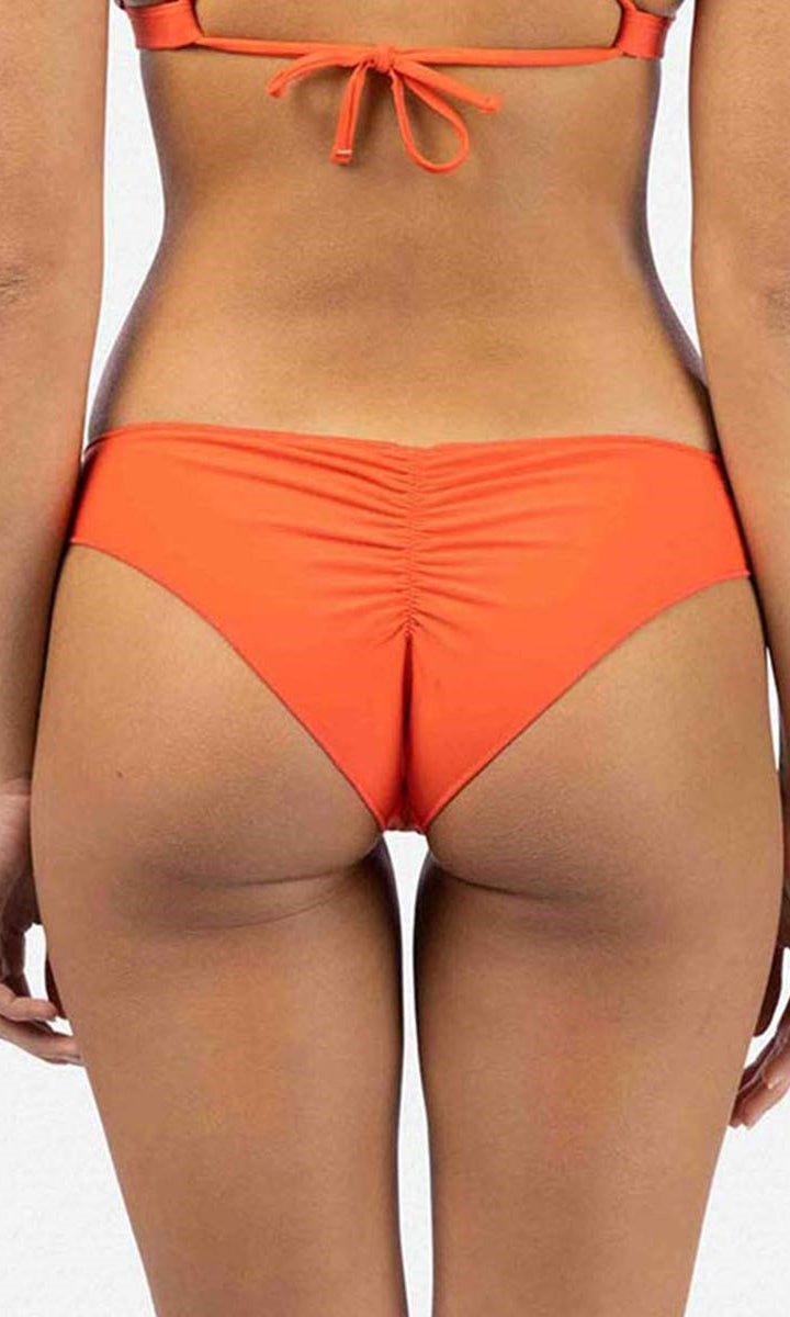 Rip Curl: Classic Surf Cheeky Bikini Bottom - TANGERINE