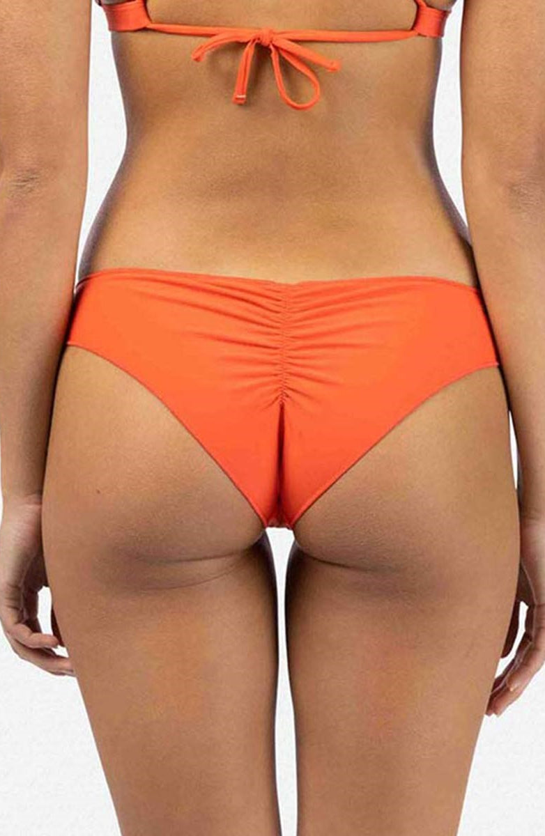 Rip Curl: Classic Surf Cheeky Bikini Bottom - TANGERINE