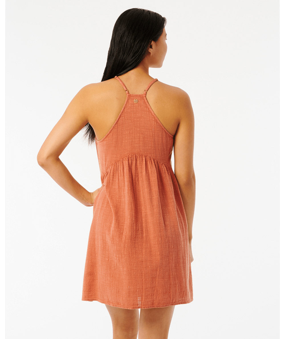 Rip Curl: Classic Surf Tank Dress - AUBURN