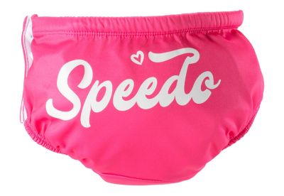 SPEEDO: KEEP SWIMMIN' PREMIUM SWIM DIAPER - BRIGHT PINK
