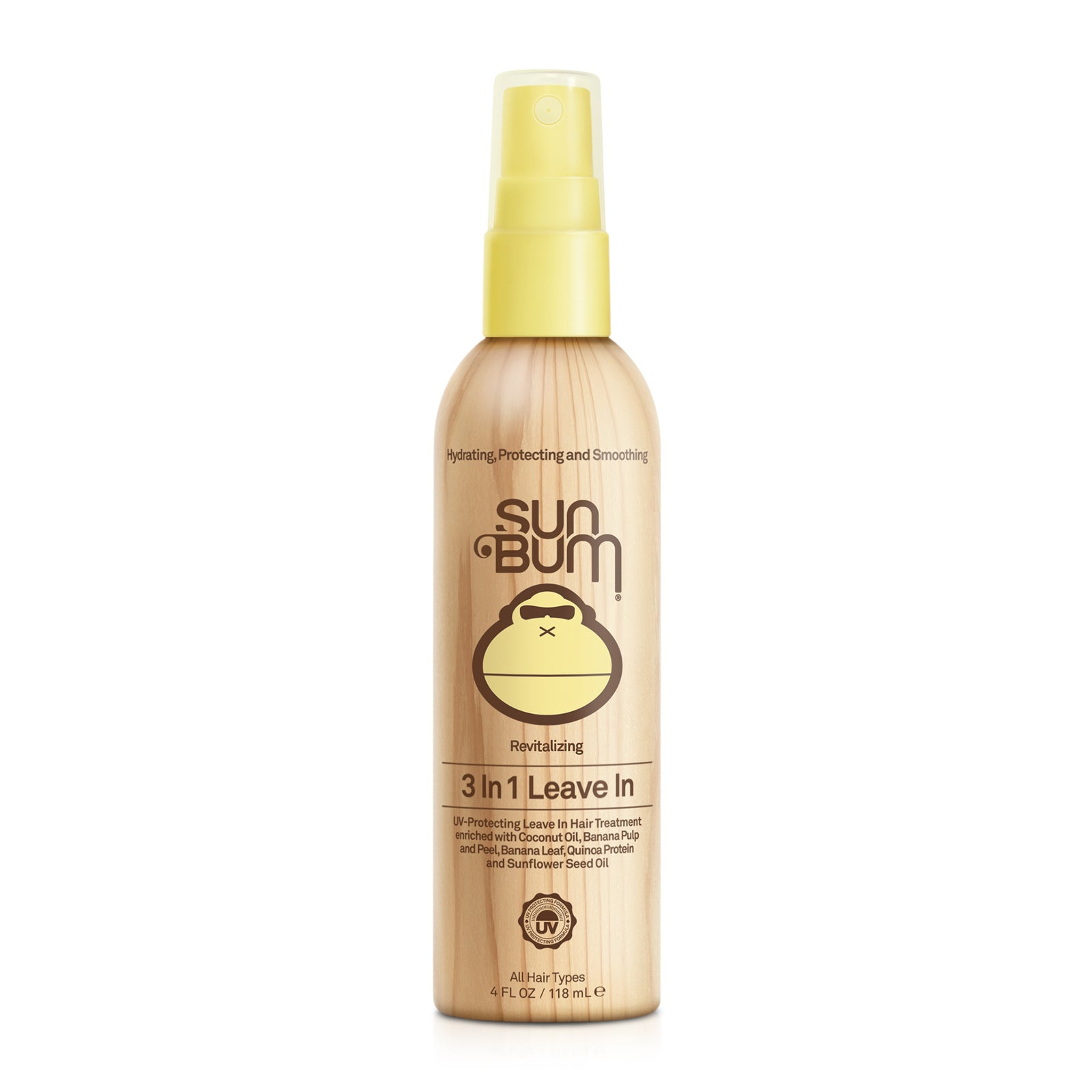 Sun Bum: 3 In 1 Leave In 4 Oz