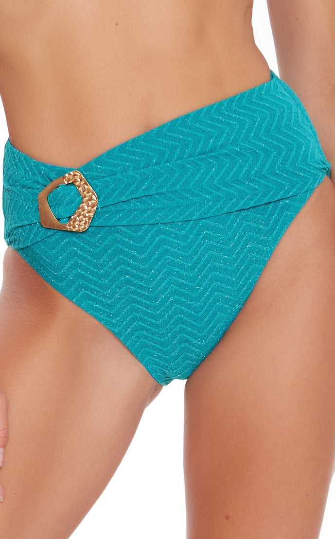 Trina Turk: Empire Lurex High Waist Bottom