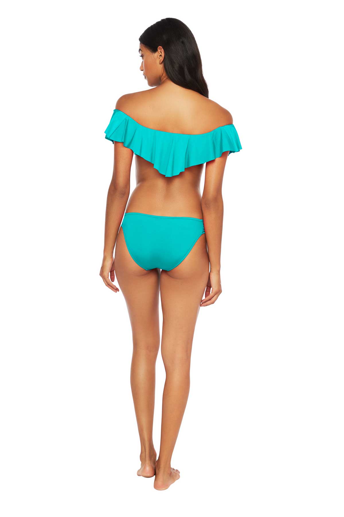 Trina Turk: Getaway Solid Off The Shoulder Bandeau - JADE