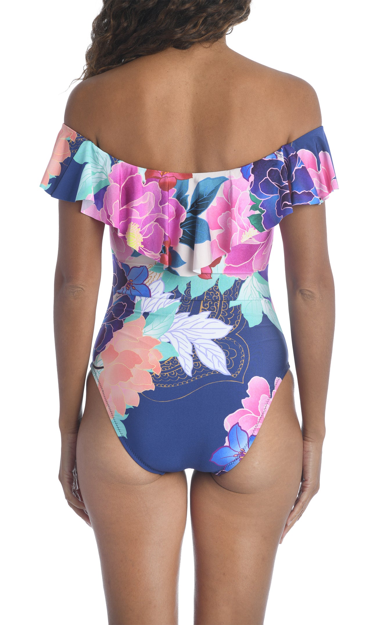 Trina Turk: One Piece Opulent Oasis Off-The-Shoulder Bandeau