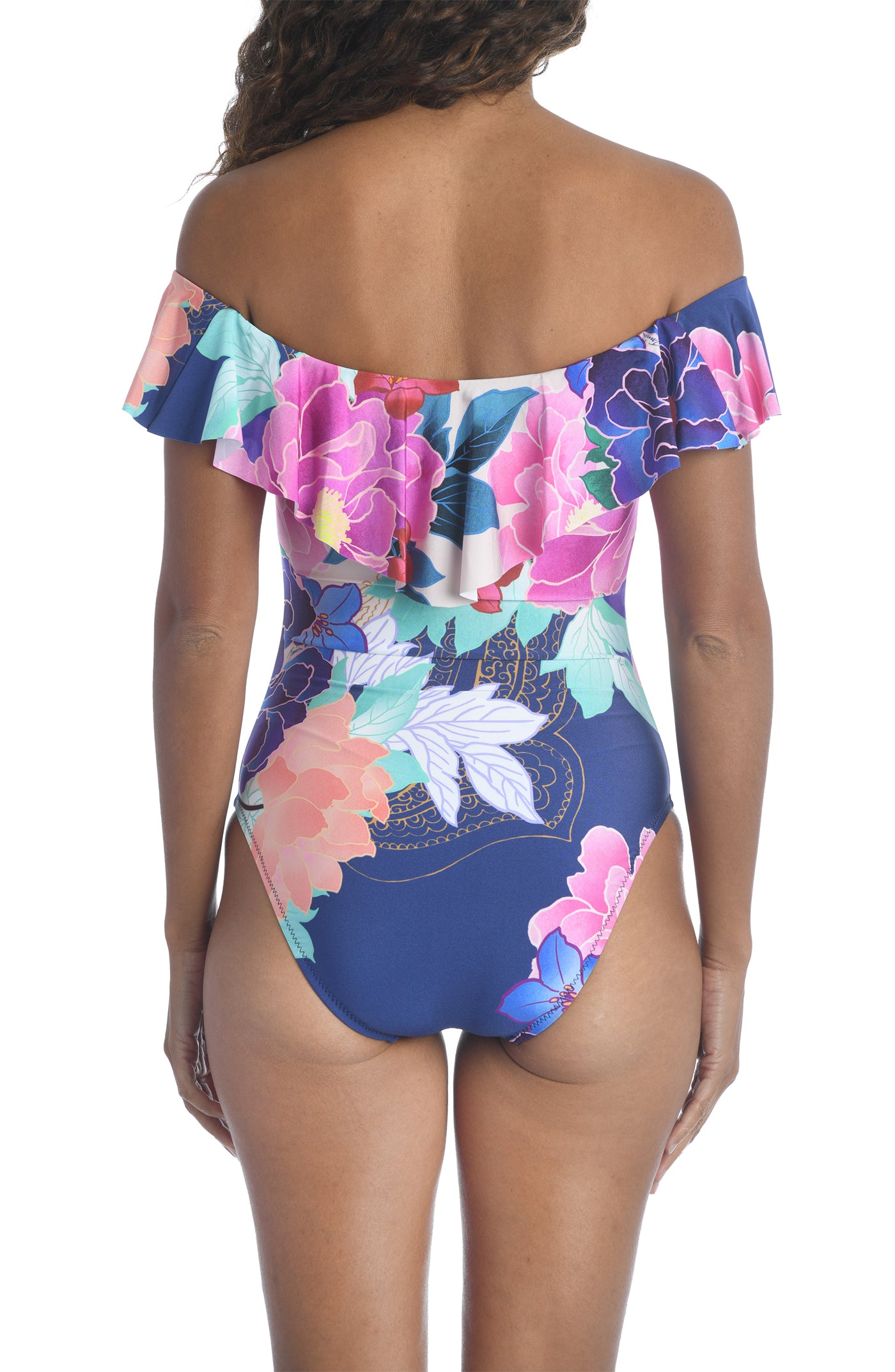 Trina Turk: One Piece Opulent Oasis Off-The-Shoulder Bandeau