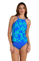 24th & Ocean: Flor De Barcelona High Neck Tankini Top