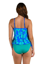 24th & Ocean: Flor De Barcelona V-Neck Blouson Tankini