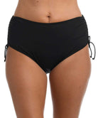 24th & Ocean: Plus Size Solids Mid Waist Adjustable Hipster Bottom
