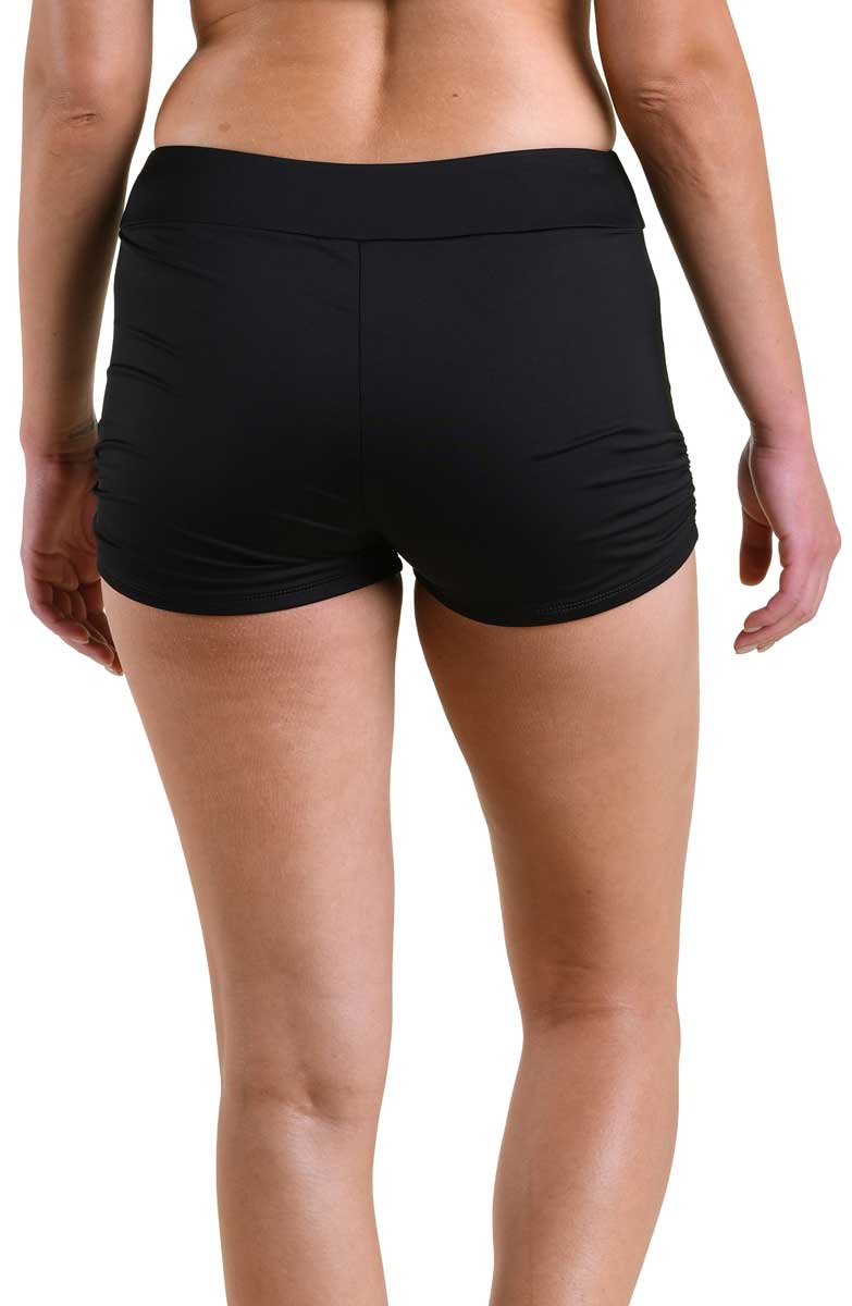 24th & Ocean: Solid Ruched Swim Short