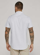7 Diamonds: Ardon Short Sleeve Shirt - DUSTYBLU