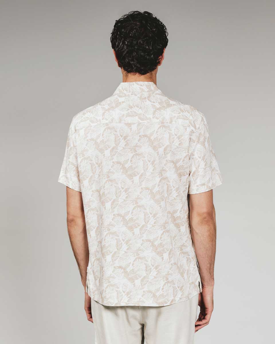 7 Diamonds: Aruba Linen Short Sleeve Camp Shirt