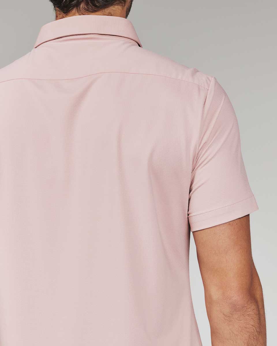 7 Diamonds: Azores Short Sleeve Shirt - DTY ROSE