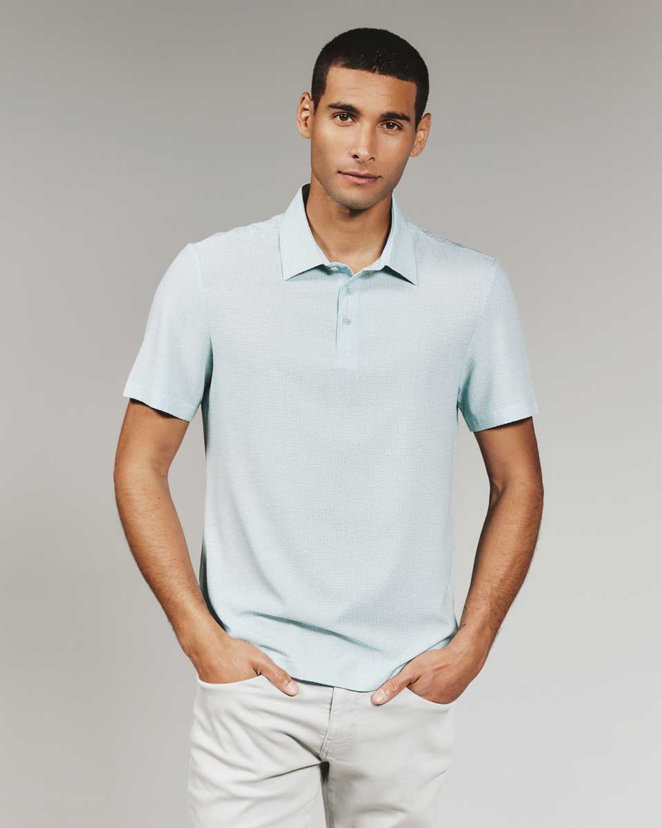 7 Diamonds: Belleair Polo - SEAFOAM