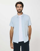 7 Diamonds: Bennet Short Sleeve Shirt - ISLNDBLU