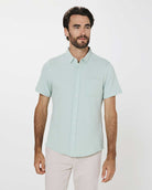 7 Diamonds: Bennet Short Sleeve Shirt - MINT