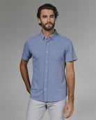 7 Diamonds: Bennet Short Sleeve Shirt - THDRCLD