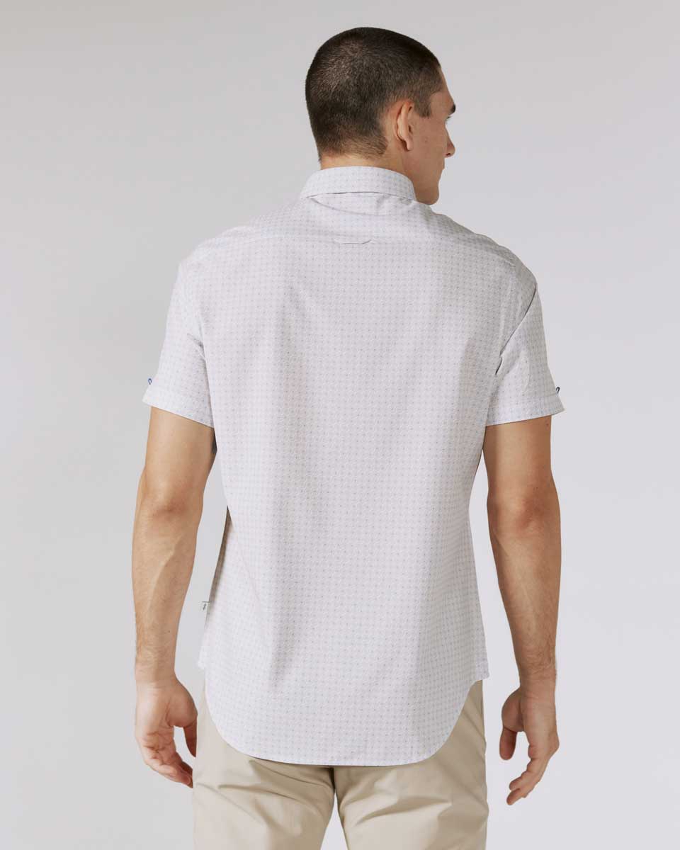 7 Diamonds: Colson Short Sleeve Shirt - OFF WHT