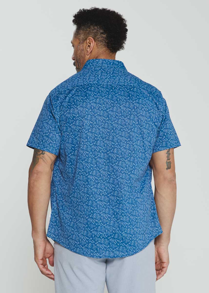 7 Diamonds: Eden Short Sleeve Shirt - ISLNDBLU