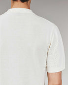 7 Diamonds: Jonas Button Up Sweater Polo - NATURAL