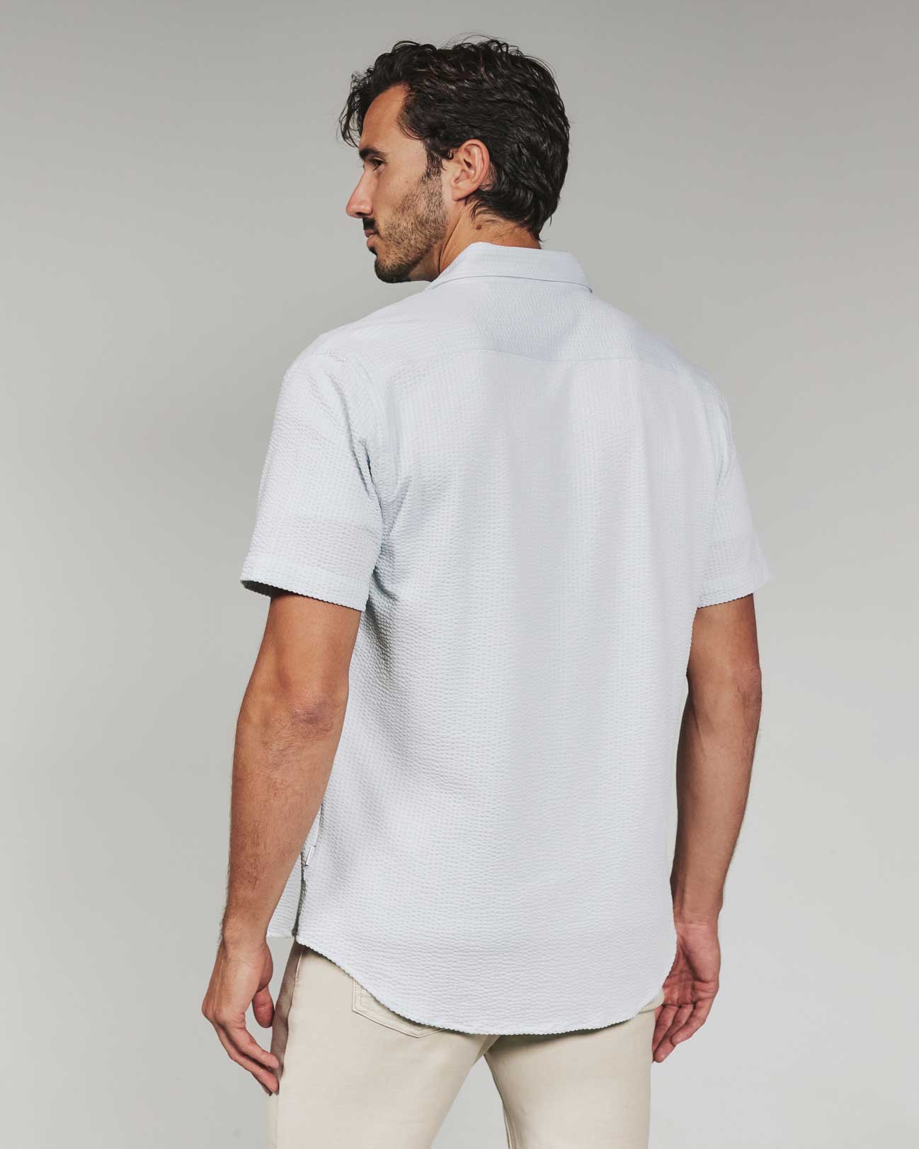 7 Diamonds: Keaton Short Sleeve Shirt - GREY