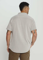 7Diamonds: Keaton Short Sleeve Shirt - STEELGRY