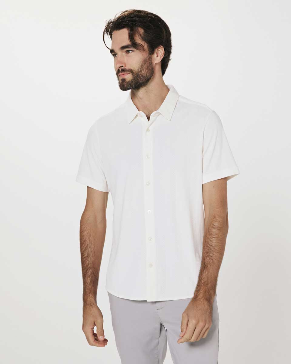 7 Diamonds: Napoli Short Sleeve Shirt - NATURAL
