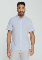 7Diamonds: Olivier Short Sleeve Shirt - STN BLU