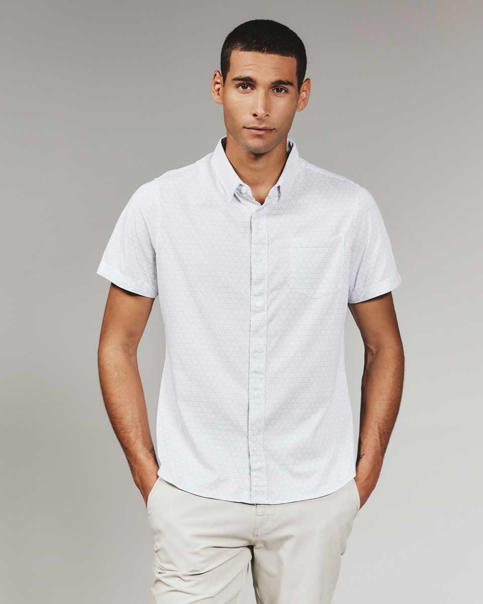 7 Diamonds: Radley Short Sleeve Shirt - NATURAL