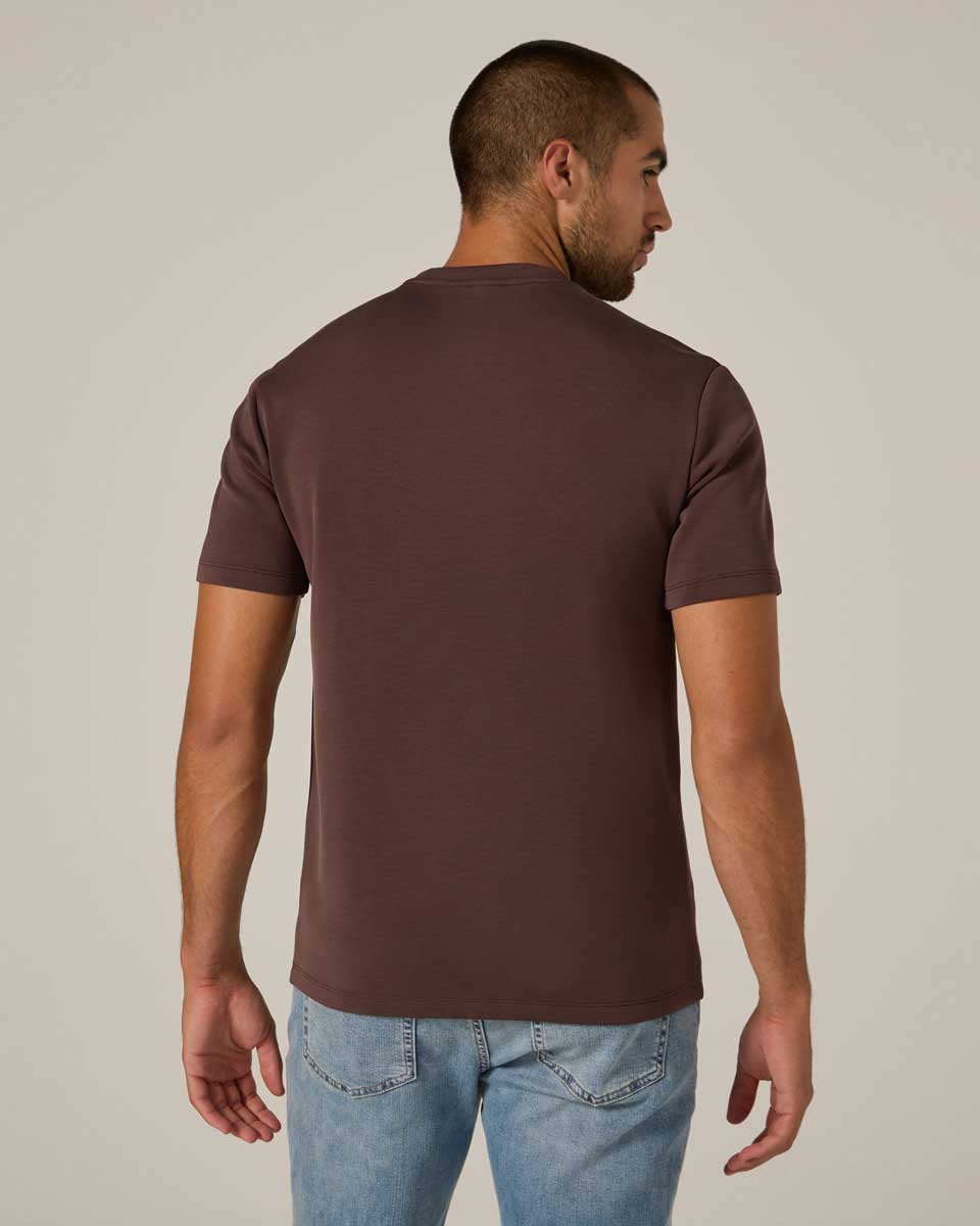 7 Diamonds: Rev Short Sleeve Tee - BORDEAUX