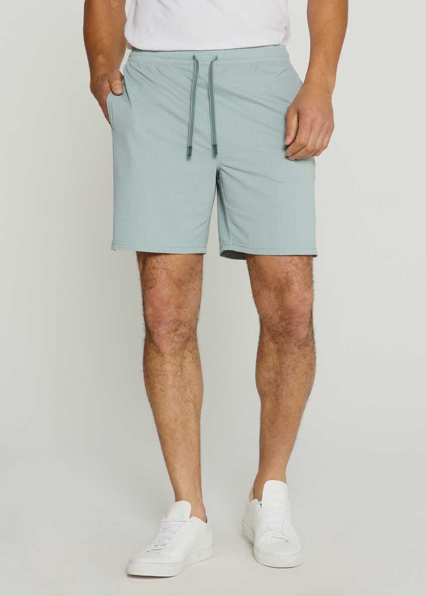 7 Diamonds: Sutherland Seersucker Swim Trunk