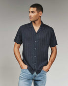 7 Diamonds: Thierry Camp Shirt - NAVY
