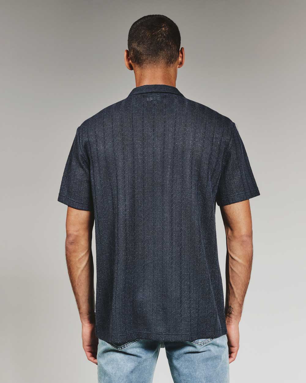 7 Diamonds: Thierry Camp Shirt - NAVY