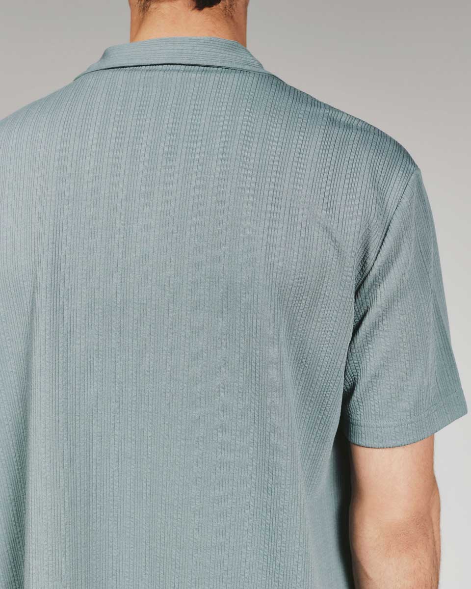 7 Diamonds: Vaughn Camp Shirt - SEAFOAM