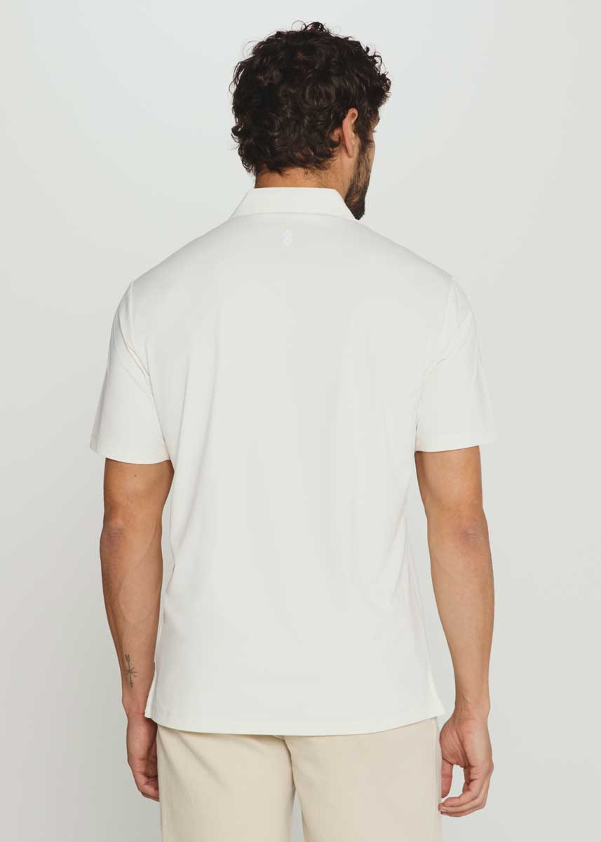 7Diamonds: Dawn Patrol Polo Shirt - IVORY
