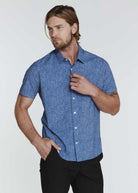 7Diamonds Sayer Short Sleeve Shirt in Navy