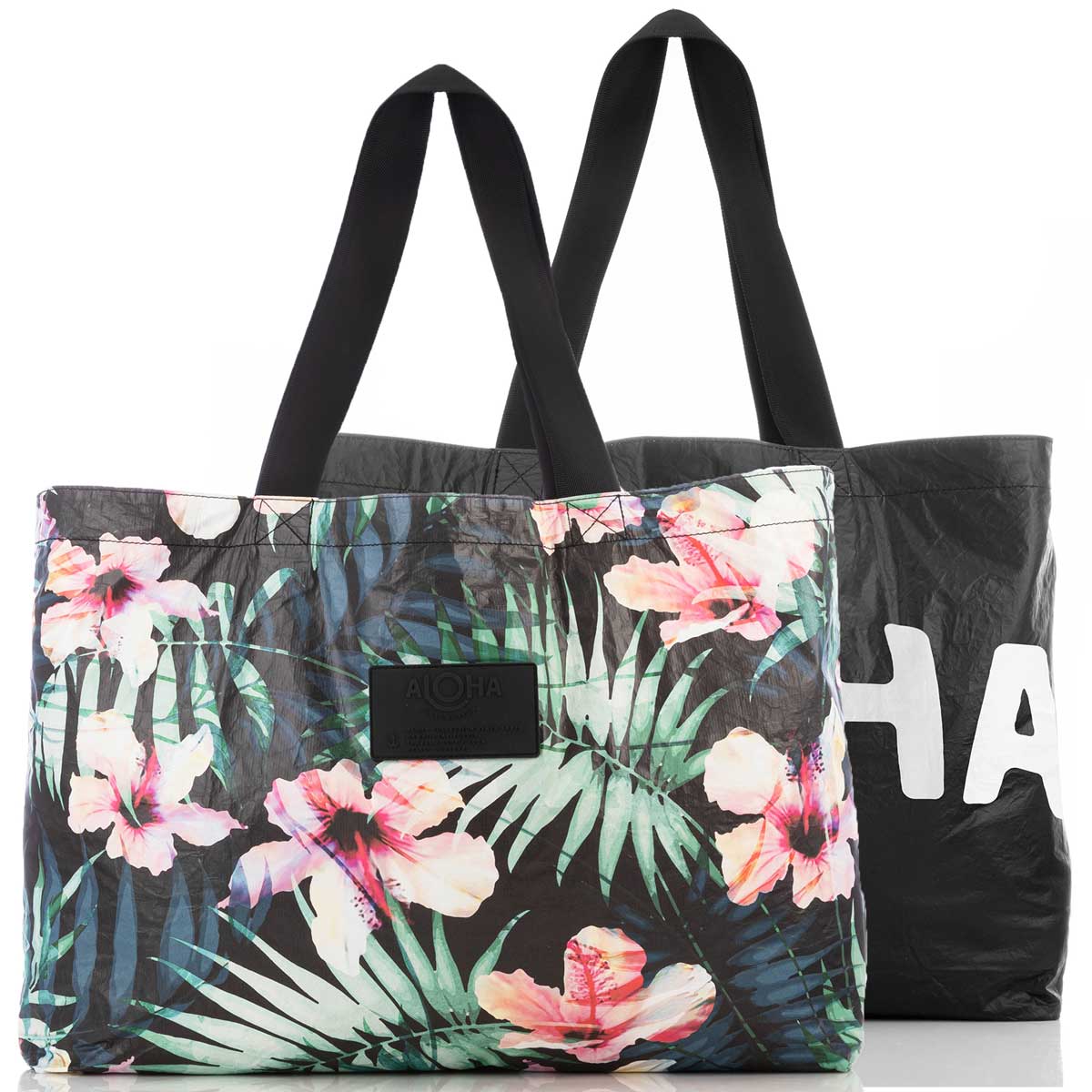 Aloha Collections: Hibiscus Palm Holo Holo Reversible Tote – Swim City