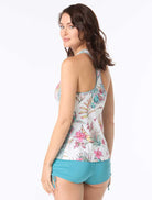 Beach House: Endless Summer Erinna Racerback Tankini Top - WHITE