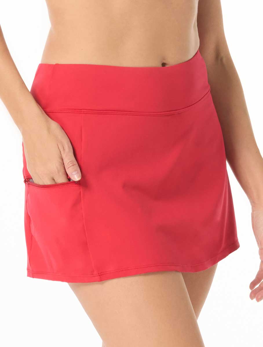 Beach House: Paloma Beach Solids Emma Pull On Swim Skort
