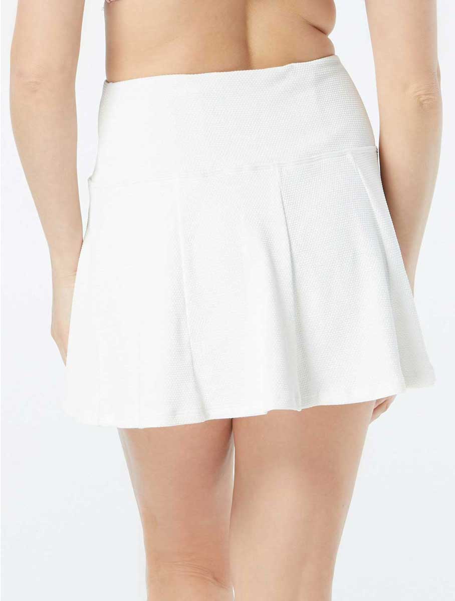 Beach House: Pique Solids Princess Seam Swim Skort