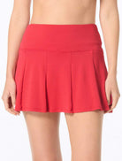 Beach House: Pique Solids Princess Seam Swim Skort
