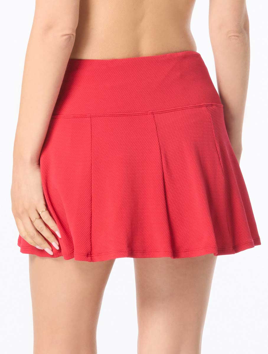 Beach House: Pique Solids Princess Seam Swim Skort