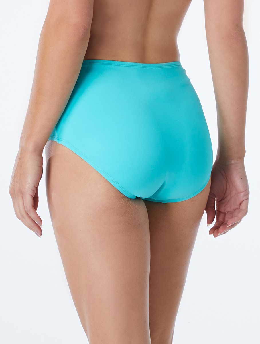 Beach House: Solid Chloe High Waisted Bikini Bottom