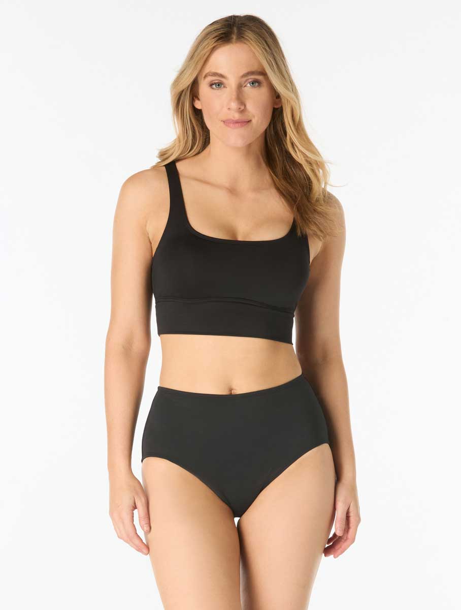 Beach House Sport: Paloma Beach Solids Empower Crop Top