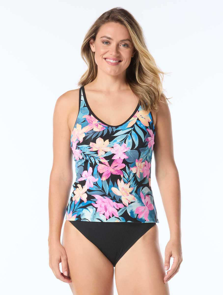 Beach House Sport: Wild Calypso Ambition Crossback Tankini Top