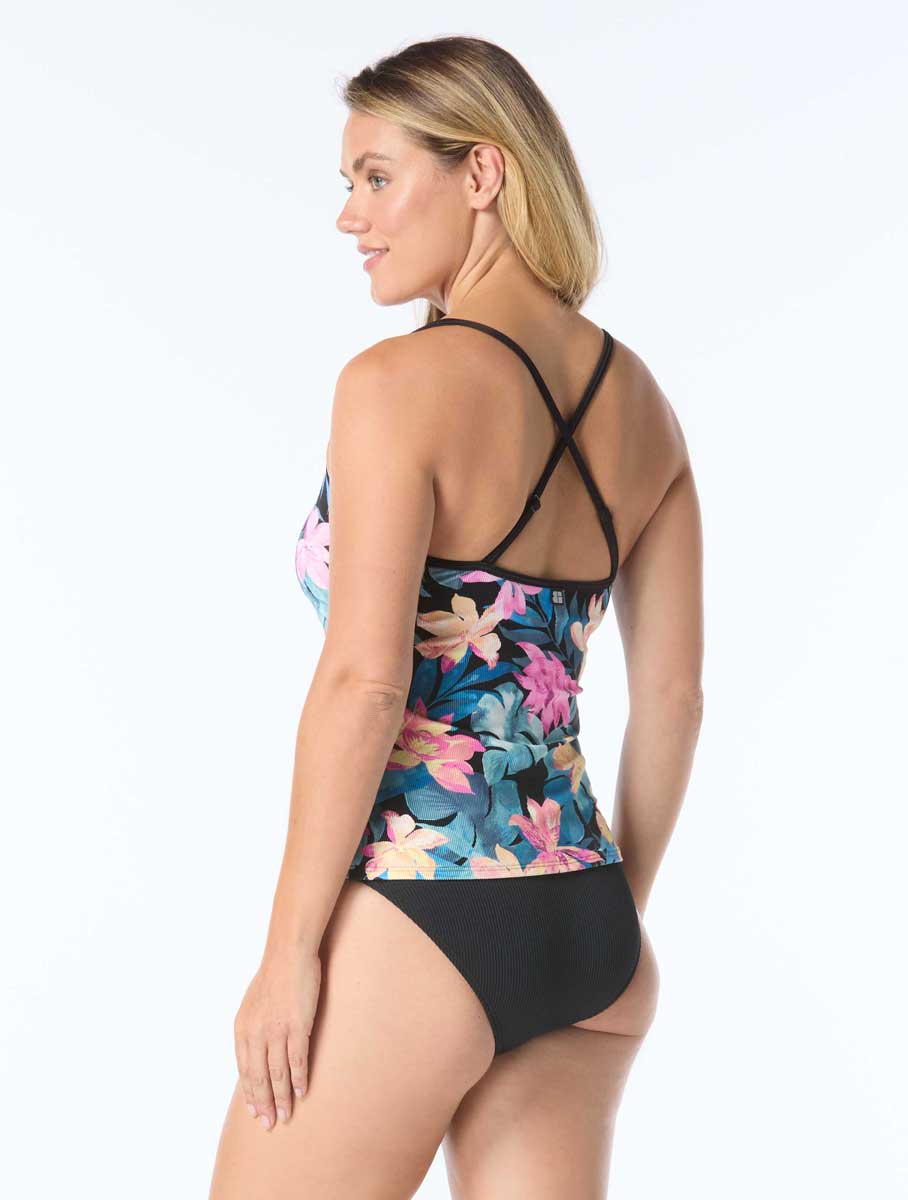 Beach House Sport: Wild Calypso Ambition Crossback Tankini Top