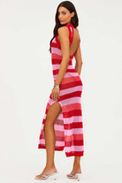 Beach Riot: Holly Rose Ruby Stripe Midi Dress