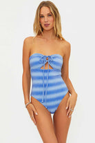 Beach Riot: One Piece Sapphire Sea Shine Bandeau Halter