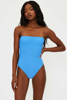 Beach Riot: One Piece Solid Stassia Bandeau Swimsuit