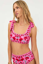 Beach Riot: Redwood Floral Avalon Top