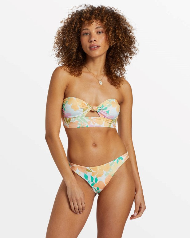 Billabong: Sweet Aloha Knotted Bandeau Bikini Top